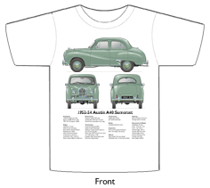 Austin A40 Somerset 1952-54 T-shirt Front